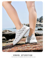 Nuevo Baotou zapatos de agujero para niños sandalias casuales de playa hueca transpirable de suela gruesa antideslizante de secado rápido uso exterior zapatos de moda - details 11