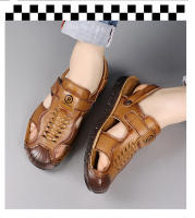 Sandalias para hombre, casuales, transpirables, zapatos de playa, de doble uso, resistentes al desgaste, antideslizantes - details 8