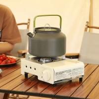 Hervidor de agua portátil de aleación de aluminio para acampar al aire libre cocina de Picnic capacidad de 0,8 L y 1,1 L - details 6