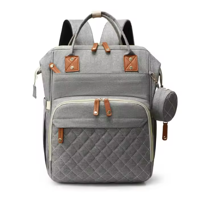 Bolsa para pañales de gran capacidad, mochila multifuncional impermeable unisex, elegante mochila de viaje para mamá, bolso bandolera, bolsa para colgar del cochecito del bebé Bolsa para mamá - 1