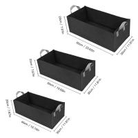 Cama alta de tela para jardín, bolsa de fieltro cuadrada para plantar flores, ETA de verduras con asa, plantación, 1 pieza - details 0