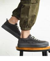 Nuevos zapatos de tablero retro británicos para hombres, zapatos deportivos y de ocio versátiles de caña baja - details 19