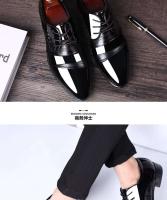 2023 Baolite Zapatos casuales de negocios de cuero puntiagudos formales de fiesta a la moda para hombres - details 7