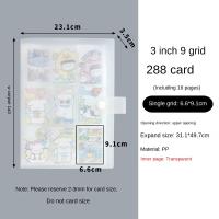 Álbum de fotos transparente de alta calidad de 3 pulgadas, de PP, con múltiples bolsillos intersticiales esmerilados, para colección de tarjetas DIY, regalos. - details 1