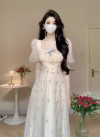 Vestido de Princesa de Alta Gama Estilo Super Inmortal con Mangas de Burbuja Francesa - details 2