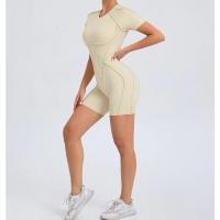 Mono corto, ropa de gimnasio para mujer, ropa deportiva, monos de Fitness, traje de Yoga con espalda descubierta, conjunto deportivo - details 5