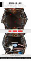 Mochila de Moda Coreana para Mujer de Alta Gama Ligera, a Cuadros, Bolso de Hombro Doble, Tendencia para Trabajo y Viajes - details 13