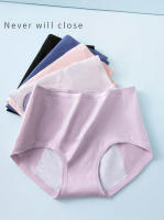 Bragas de Algodón para Mujeres Estilo BRIEF 5Pcs Cintura Alta a Prueba de Fugas Ropa Interior Femenina de Periodo Widen Physiological Underwear Briefs Dropshipping - details 0