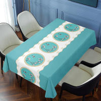 Tablecloth PVC Waterproof and Oil-proof Cover Vinyl Tablecloth Rectangular Round Outdoor Tablecloth 6/8/10/12 Seats Chinese Tabl - details 1