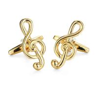 Gemelos de música punk de alta calidad para hombre, diseño de piano, batería, saxofón, guitarra, bocina, botón de puño con atmósfera de hip-hop - details 23