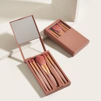 Morandi travel mini juego de pincel de maquillaje portátil con espejo multifunción - details 4
