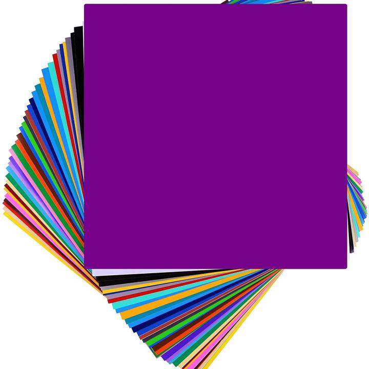 18 Colors Permanent Adhesive Vinyl for Crafts Cricut Silhouette Expression Relief Making Sign Wall Cup Party Decoration