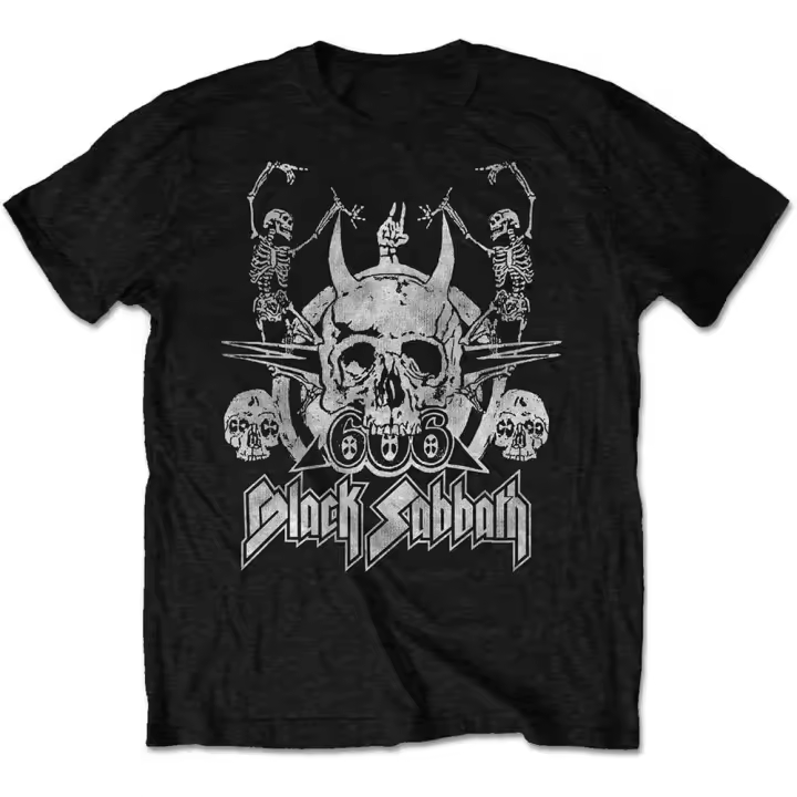 Camiseta de baile para hombre, color negro Sabbath - 1