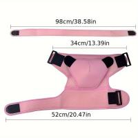 Soporte Ajustable con Mangas Giratorias, Brazalete Deportivo Unisex Rosa con Correa de Hombro Transpirable, Compresión de Ajuste Universal - details 2