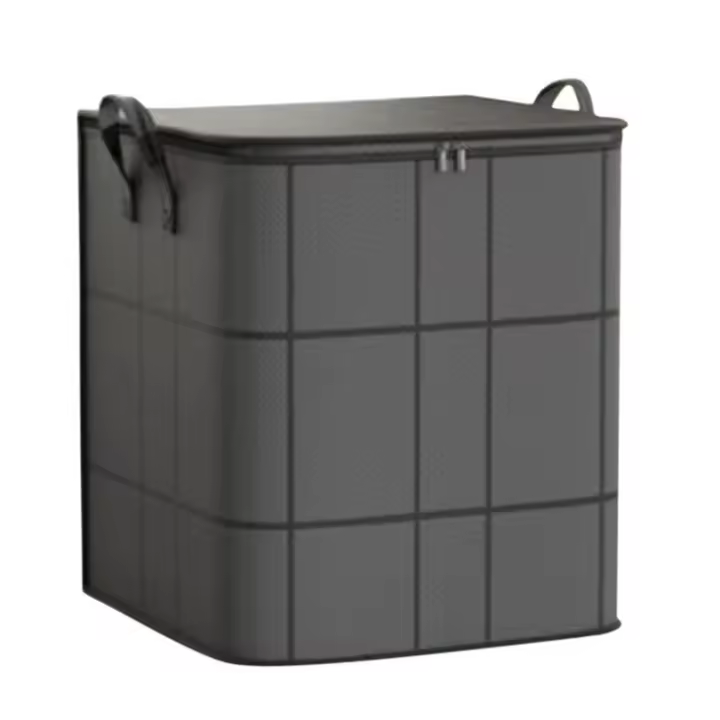 Engrosamiento de bolsas de almacenamiento doméstico de tejidos no tejidos con cremallera de gran capacidad para facilitar la Organización de bolsas de necesidades diarias de ropa de colcha - 1
