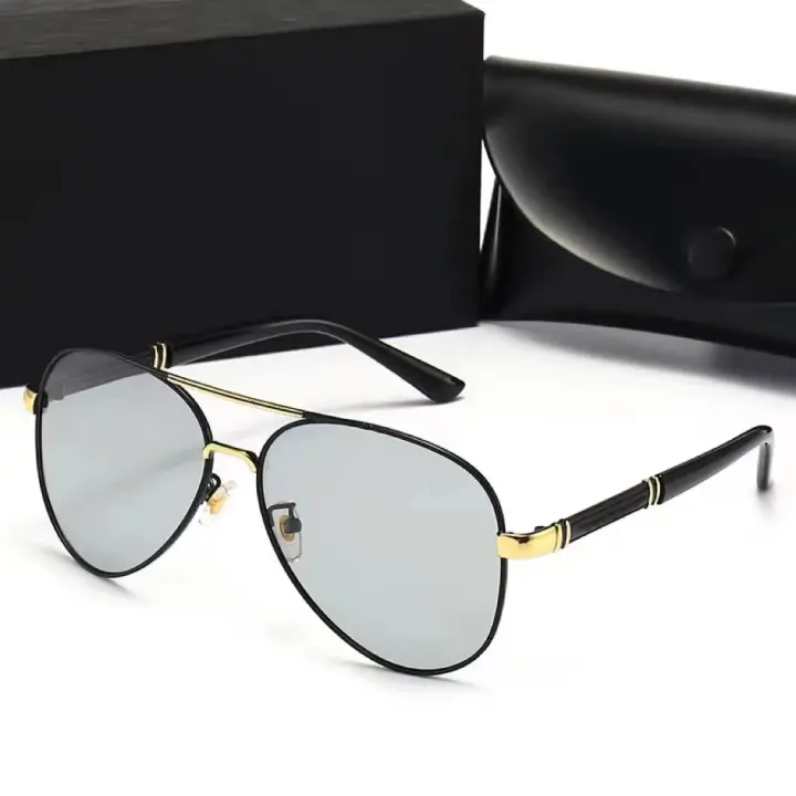 Gafas de Sol Polarizadas de Lujo para Hombres Estilo Vintage Protección UV400 - 1
