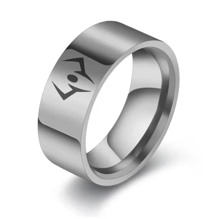 Anillo de Cosplay de Jujutsu Kaisen Ryōmen Sukuna Joyería Unisex de Acero Inoxidable - 1