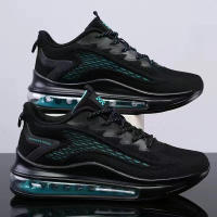 Zapatos de hombre para correr con amortiguación de aire, zapatos de primavera y otoño, nueva tendencia, tejido con mosca transpirable, suela suave, zapatos deportivos casuales para hombre - details 4