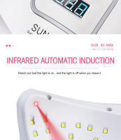Secador de uñas de 45LED Lámpara LED para curar todo el esmalte de uñas de Gel con pantalla táctil LCD grande Sensor inteligente para salón de manicura de marca Clou Beaute - details 13