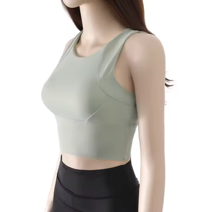 Sujetador Deportivo de Alto Impacto para Mujer Top de Fitness de Moda Línea de Pecho Yoga - 1