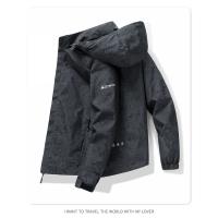 Caumanl-chaqueta deportiva impermeable para hombre, abrigos con capucha, ropa de montañismo, a la moda, talla europea, primavera y otoño, 2024 - details 12