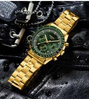 Reloj de Analógico de Acero Inoxidable NIBOSI para Hombres Cronómetro de Lujo Premium con Cara Grande Resistente al Agua Fecha y Hora - details 12