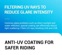 Gafas de Sol Ligeras para Ciclismo Kapvoe Protección UV400 para Deportes y Exteriores - details 4