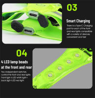 WEST BIKING-Chaleco de seguridad para ciclismo para hombre, chaleco reflectante ligero para caminar por la noche, patinete eléctrico, chaleco intermitente para correr y pescar - details 13