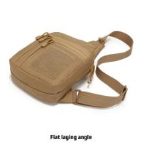 Bolsa de pecho para exteriores de gran capacidad, correa ajustable, tela Oxford, bolsos cruzados para escalar, transpirable, multicapa - details 3