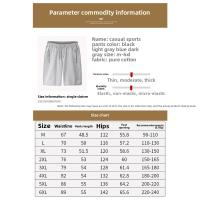 Pantalones cortos de verano para hombre, ropa exterior fina de algodón puro, pantalones de baloncesto sueltos, pantalones deportivos informales de cinco puntos, pantalones para correr para hombre - details 5