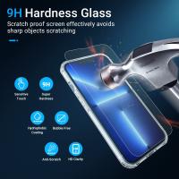 Funda para iPhone 13-15 [5 en 1] Resistente a Arañazos Protector de Pantalla de Vidrio Templado + Protector de Lente de Cámara Accesorio Electrónico Portátil - details 4