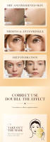 Sadoer24k Gold Collagen Crystal Mascarilla Reafirmante Mascarilla Hidratante - details 1