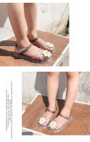Sandalias de niña con flores, zapatos de gelatina tejida para bebé de 3 a 9 años - details 18