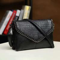 Bolso negro para mujer, bolso cruzado informal para mujer con hombro de PU, cartera - details 10