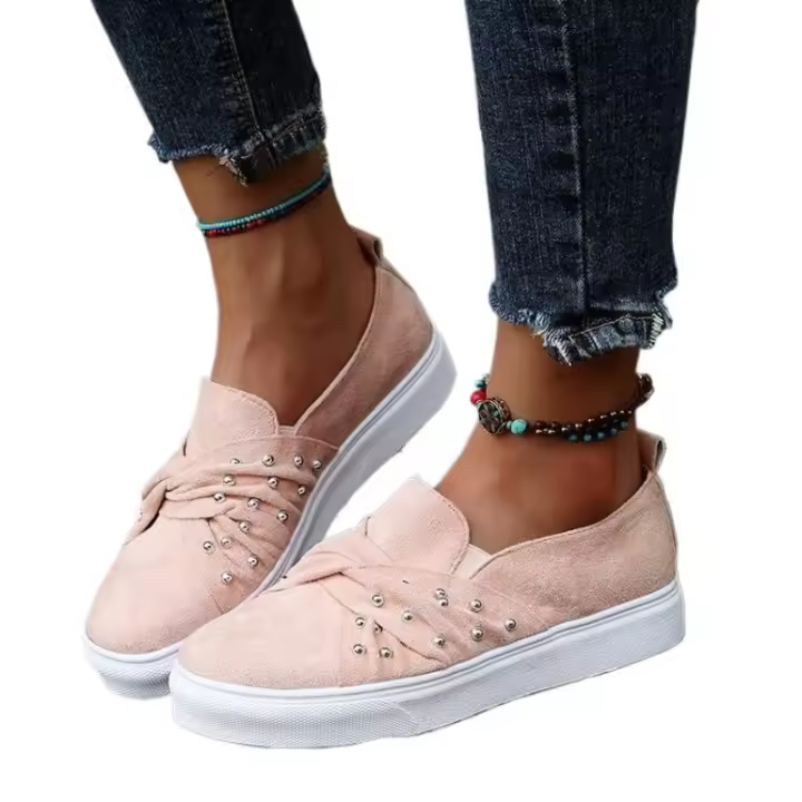 Zapatos informales para mujer, mocasines sin cordones, zapatos planos cómodos para mujer - 1