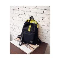 Mochila de nailon de estilo Preppy para estudiantes, bolso escolar informal de Color sólido, grande, de viaje para adolescentes - details 11