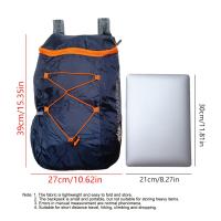 Mochila Viking Nártior Azul y Naranja para Senderismo - Correa Ajustable, Diseño de Múltiples Bolsillos, Plegable y Portátil, Ideal para Acampar y Excursiones de Día, Equipo de Acampada |   Mochila con Correa Ajustable |   Cremalleras Duraderas - details 7