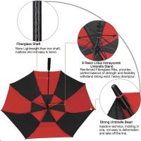 Paraguas de Golf abierto automático, paraguas de palo impermeables a prueba de viento con doble dosel extragrande de gran tamaño - details 43