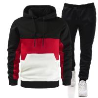 Conjunto deportivo de dos piezas para hombre, Sudadera con capucha y pantalones de cintura elástica, moda informal, Otoño e Invierno - details 3
