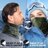 Máscara Facial de Prueba de Viento para Invierno Pasamontañas con Calentador de Cuello - details 9