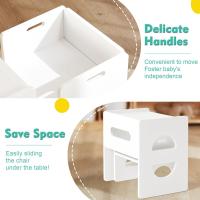 Set de Mesa y Sillas Montessori para Bebés de 1-3 Años Ajustable en Altura - details 18