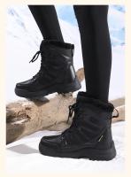 Botas de Nieve para Mujer Impermeables, Antideslizantes, Zapatos de Cordón Gruesos Talla Grande - details 16