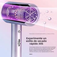 Secador de Pelo Eléctrico Doméstico Bajo Ruido, Secado Rápido con Viento Fuerte de 2200 W, Secador de Pelo con Aire Frío y Caliente de Aromaterapia con Luz Azul - details 2