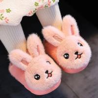 Suaves Zapatillas de Piel de Conejo para Invierno Piso Antideslizante, Moda Caliente para Niños y Niñas - details 17