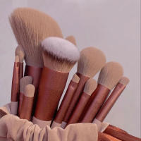 Juego de brochas de maquillaje profesional para mujer, 13 piezas, alta calidad, belleza - details 2