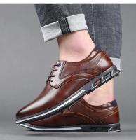 Zapatos de Cuero para Hombres Zapatos Casuales con Suela Gruesa Resistentes al Desgaste - details 7