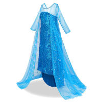 Disfraz de Princesa Elsa con Lentejuelas para Niñas, Vestido Blanco para Carnaval, Fiesta de Cumpleaños, Navidad, Cosplay - details 2