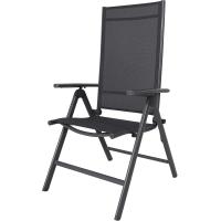 Silla plegable de aluminio Korfu, 67 x 59 x 113 cm, Carbón - details 40