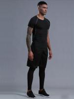 Men's 3-Piece Compression Suit Set: Breathable, Quick-Drying & Sweat-Absorbing for Sports & Fitness! - details 2