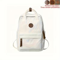 Mochila Vintage Con Cremallera, Mochila De Gran Capacidad, Versátil Para Almacenamiento De Viaje - details 8